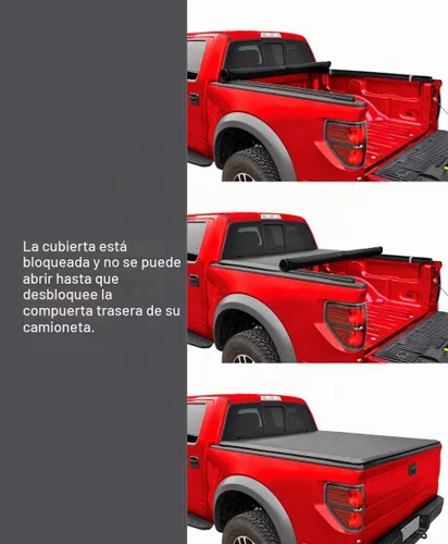 Vista 4 de MaxMate Funda enrollable suave para cama de camioneta compatible con Ford Maverick 2022-2026