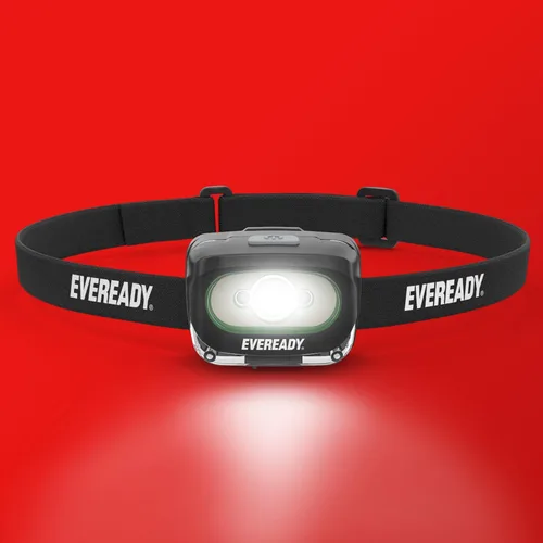 Vista 3 de Eveready Linterna frontal recargable LED, faro resistente al agua para exteriores, camping y luz de trabajo mecánico