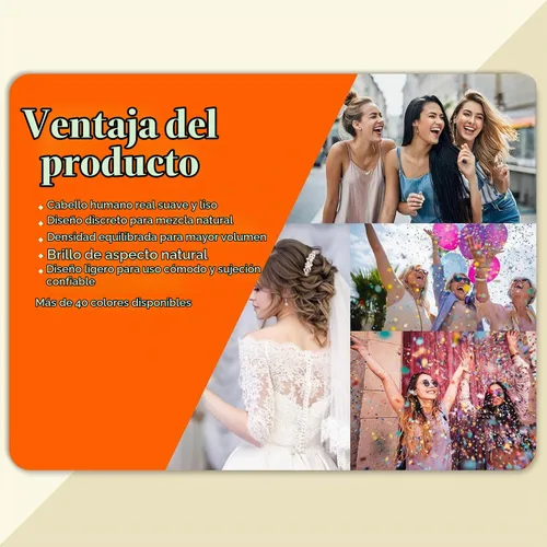 Vista 8 de Full Shine - Extensiones de cabello humano con cinta adhesiva, color rubio platino, 10 pulgadas