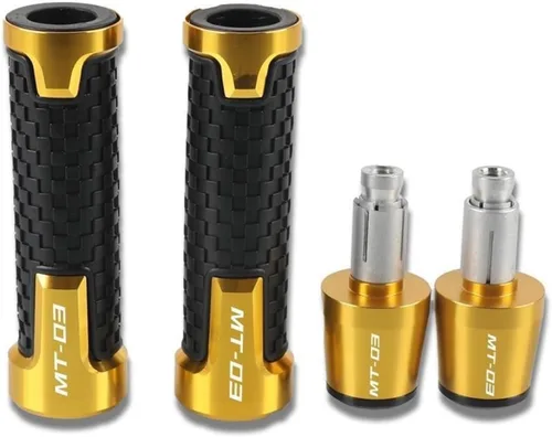 Vista 7 de Motorcycle for Y&AMAHA MT03 2015 2016 2017 2018 2019 2020 MT 03 MT-03 2005-2006 Motorcycle 7/8" 22mm Handle Grips Handlebar Grip Ends Plug
