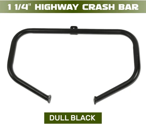 Vista 2 de Green-L Barra de choque de carretera para Harley Touring Road King Electra Street Glide 1997-2008 Negro