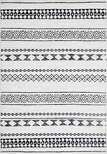 Vista 7 de GlowSol Alfombra de área de 5 x 7 pies para sala de estar y dormitorio, lavable, suave, de pelo bajo, con parte trasera antideslizante, resistente a