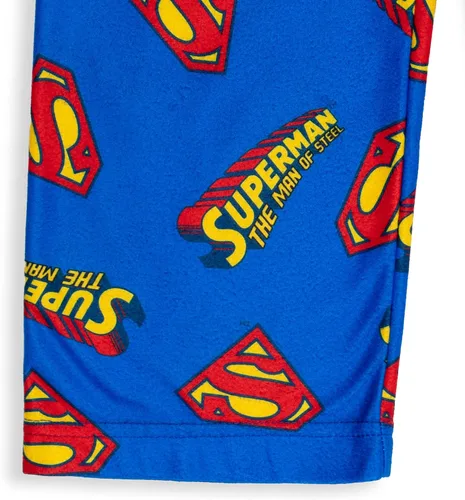 Vista 6 de DC Comics Justice League Green Lantern The Flash Superman - Pantalones de pijama para niños pequeños y grandes