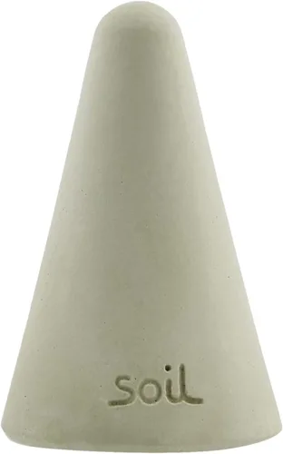 Vista 2 de Soil B367 Diatomaceous Earth Ring Holder, Green, Ring Stand, Made in Japan