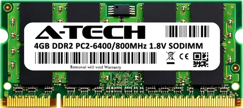 Vista 2 de A-Tech 4 GB de RAM para DELL Latitude D630 DDR2 800MHz SODIMM PC2-6400 200-Pin Non-ECC módulo de actualización de memoria