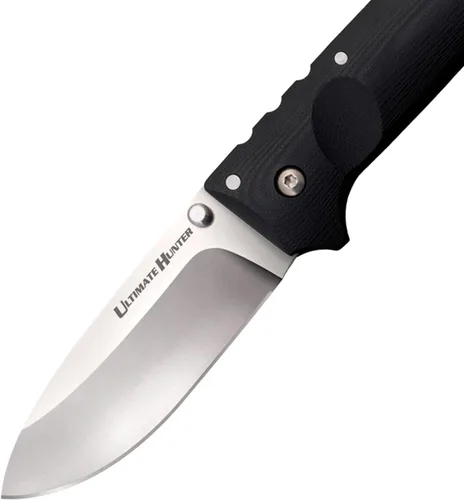 Vista 2 de Cuchillo plegable Cold Steel Ultimate Hunter con hoja de 3.5" S35VN de filo de navaja, mango G-10 de 5" de fácil agarre con mecanismo de bloqueo