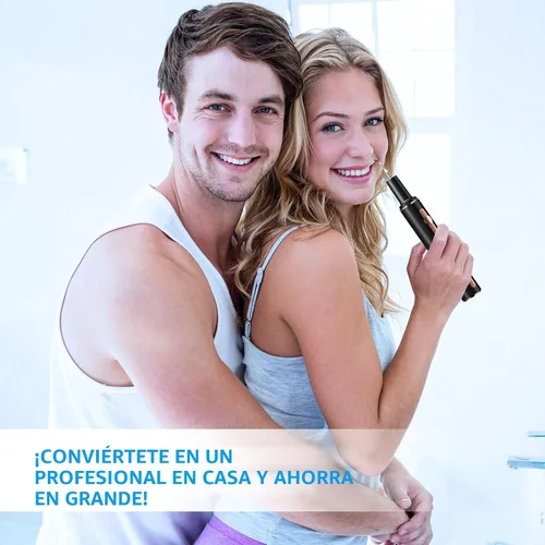 Vista 7 de Kit de limpieza de dientes, removedor de placa para dientes, herramienta portátil para quitar placa dental con LED, blasador de placa para dientes