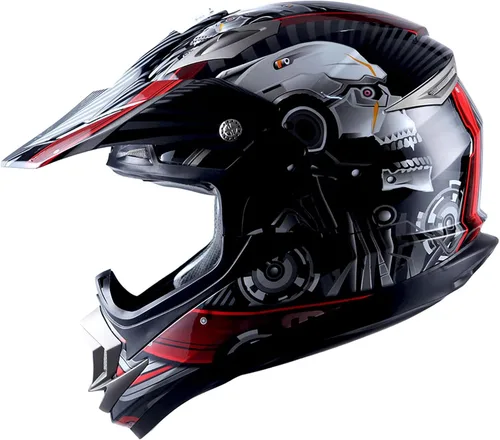 Vista 24 de 1Storm Casco de motocross para adultos, todoterreno, MX, BMX, ATV, motocross, mecánico, HGXP14B, fibra de carbono, negro, HGXP14B