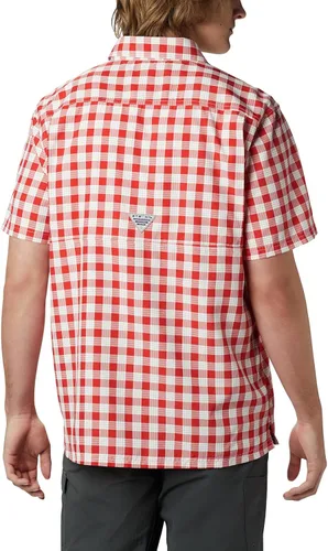Vista 2 de PFG Super Slack Tide Camp - Camiseta para hombre, color gris