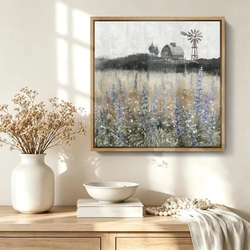 Vista 19 de Arte de pared para decoración de baño, imagen de playa azul, tema oceánico, impresión en lienzo de flores, pintura moderna de paisaje marino