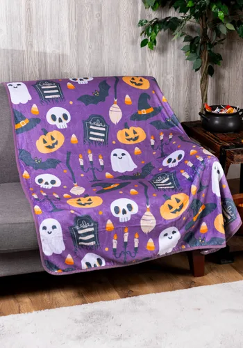 Vista 2 de Manta Cómoda Halloween Mischief Multicolor