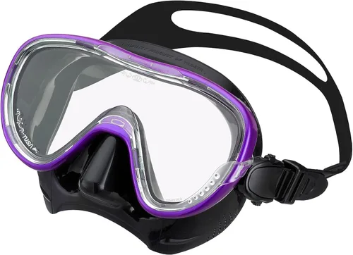Vista 10 de TUSA M-1002 Freedom Tina Máscara de Buceo púrpura (Purple Quartz)