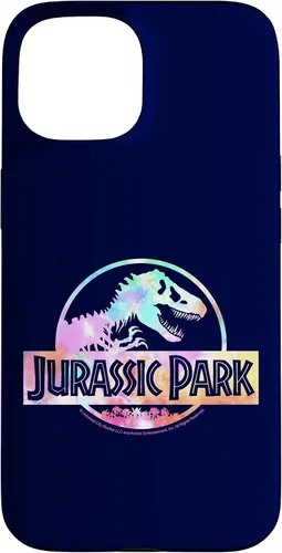 Vista 6 de Funda con logotipo para iPhone 16 Jurassic Park Tie Dye Fill