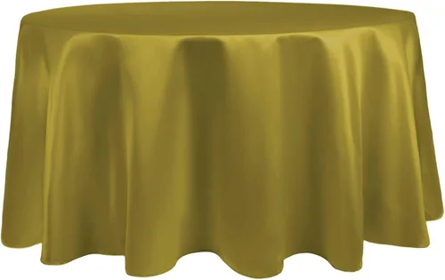 Vista 25 de Ultimate Textile Mantel redondo de satén nupcial de 60 pulgadas, se adapta a mesas de menos de 60 pulgadas de diámetro, berenjena morado berenjena