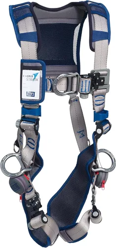 Vista 5 de 3M™ DBI-SALA® ExoFit STRATA™ Arnés de posicionamiento/escalada estilo chaleco 1112491, gris, azul, mediano, 1 EA