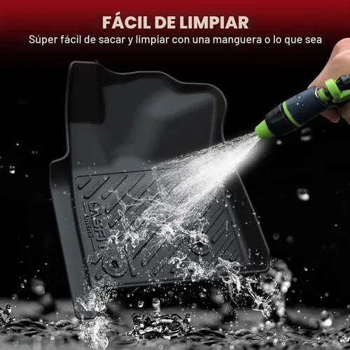 Vista 7 de LASFIT Alfombrillas de piso para Toyota Tacoma 2008-2011 Cabina de Acceso Transmisión Automática, Forro de Piso de Ajuste Personalizado para Todo