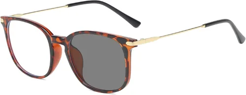 Vista 9 de MIRYEA Gafas de sol fotocrómicas antideslumbrantes fotocromáticas con bloqueo de luz azul para computadora 11679-negro - pata granate