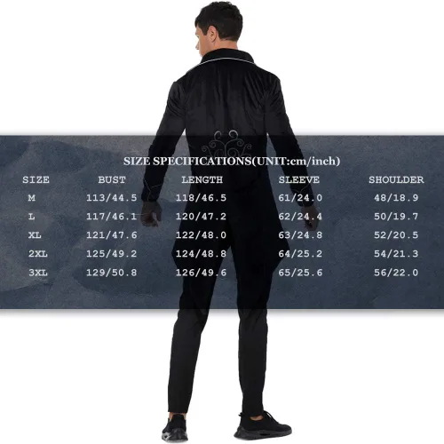 Vista 6 de Chaqueta gótica steampunk vintage para hombre, abrigo victoriano, uniforme de Halloween