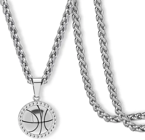 Vista 16 de Collar con colgante deportivo para hombres, mujeres, adolescentes, fútbol, baloncesto, béisbol, fútbol, deportes, regalos para fanáticos del