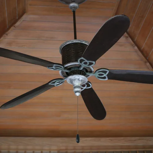 Vista 5 de 8 piezas de cadenas de extensión para ventilador de techo con colgante de madera para lámpara de techo (negro)