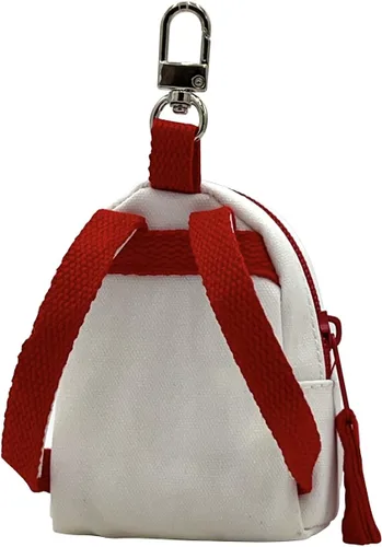 Vista 6 de Nissin Cup Noodles Llavero micro mochila, blanco hueso, pequeño, Blanco sucio