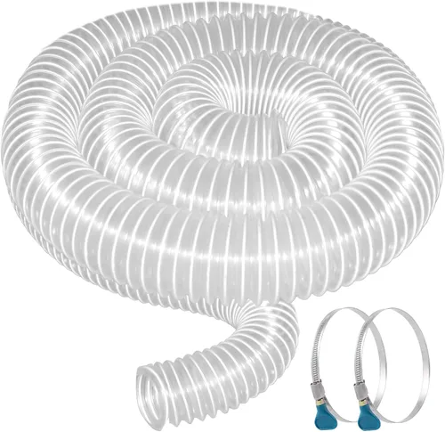 Vista 5 de PVC Dust Collection Hose 2.5" x 10',Black