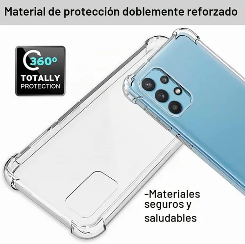 Vista 7 de Yiakeng Funda protectora para Samsung Galaxy A32 5G con protector de pantalla, transparente, delgada, de silicona suave, TPU protectora para Samsung