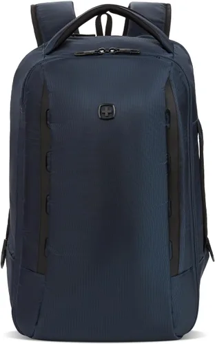Vista 8 de SwissGear Mochila para laptop, Azul marino jaspeado