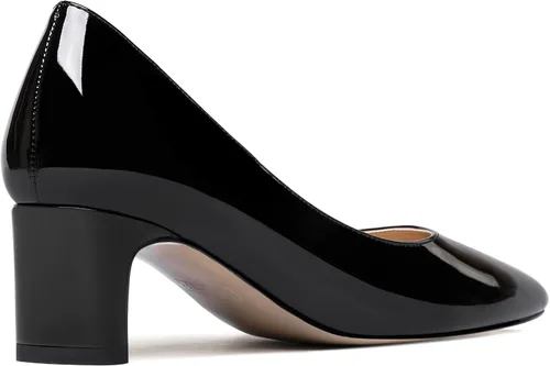 Vista 5 de Zapatos de tacón bajo con punta redonda para mujer, estilo formal, cómodo, sin cordones, de 2 pulgadas