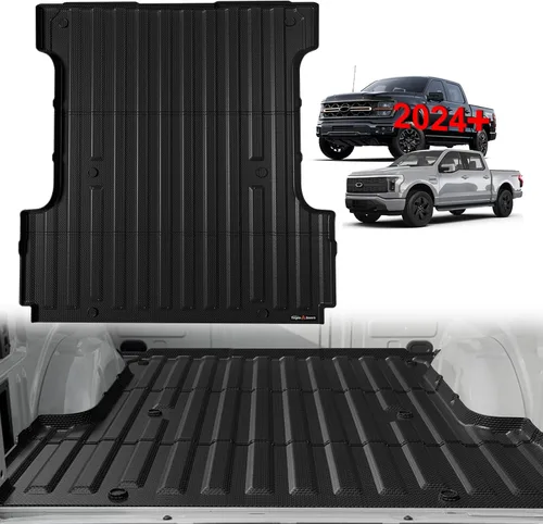 Vista 48 de TripleAliners - Tapete para caja de camioneta (de ejes) de 5 pies, encaje perfecto para pick-up de carga, accesorio de protección de vehículo