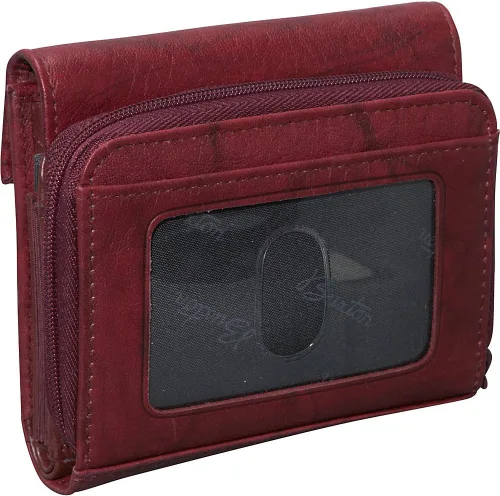 Vista 3 de Buxton Heiress - Monedero de piel con cremallera