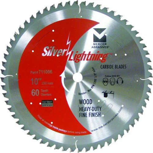 Vista 8 de Mercer Abrasives 715381 Cuchilla de corte de madera de carburo ATB de 16 dientes con diámetro de 5-3/8 pulgadas y eje de 5/8 pulgadas