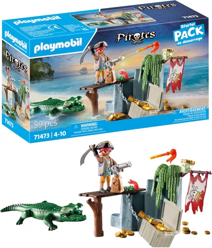Vista 9 de Playmobil Piratas: Batalla con el pulpo gigante