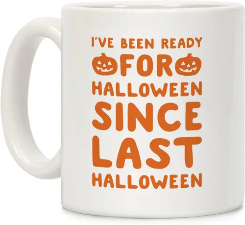 Vista 124 de LookHUMAN Tazas de Halloween Taza de café de Halloween - Tazas de café para decoración ideales para amantes y entusiastas de la decoración - Taza