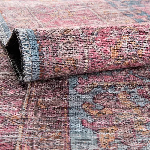 Vista 5 de Unique Loom Mangata Collection - Alfombra de área - Morgan (rectangular 2' 0" x 3' 0", azul antiguo/gris)