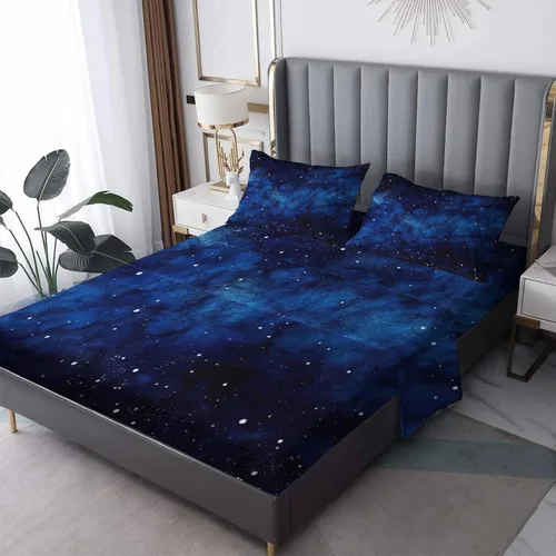 Vista 43 de Juego de sábanas tamaño individual: sábanas y fundas de almohada, sábanas y fundas de almohada, microfibra suave y bolsillo profundo y patrón sin