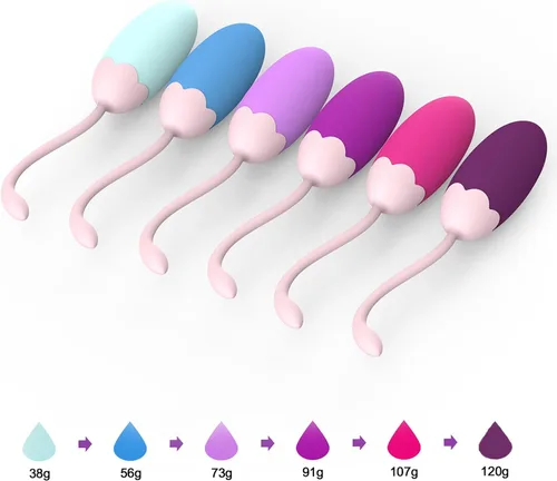 Vista 2 de Kegel Exercise for Female, Pelvic Floor Exerciser with Adjustable Resistance, Kegel Weights Set for Women, Pelvic Floor Muscle Trainer for Woman