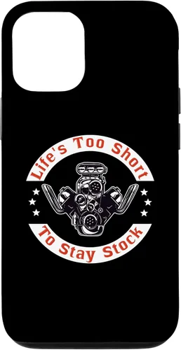 Vista 25 de iPhone 13 Pro Max Life es demasiado corta para mantenerse en stock - Drag Racing Muscle Car V8 Case