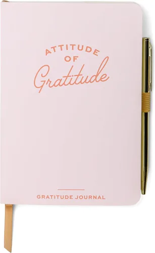 Vista 6 de DesignWorks Ink Daily Gratitude Journal – 4.5" x 6.5" Aesthetic Mindfulness Journal with Pen - Guided Prompts for Wellness & Self Care – Soft Cover