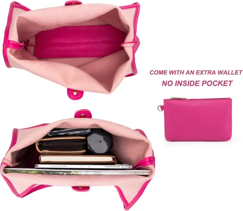 Vista 4 de Montana West Bolsos estilo hobo holgados para mujer, bolsos de hombro suaves de diseñador para mujer, bolso de mano con asa superior