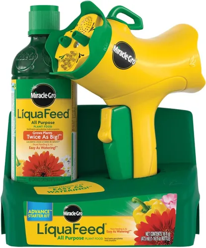 Vista 13 de Miracle-Gro 1016111 LiquaFeed Advance Kit de inicio con alimentador de jardín (paquete de 6), 16 onzas