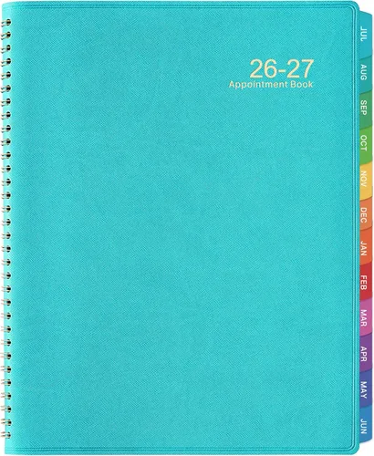 Vista 10 de Agenda de citas 2026-2027, agenda diaria de 53 semanas 2026-2027, julio 2026 a junio 2027, planificadores diarios por hora de 9 x 11 pulgadas