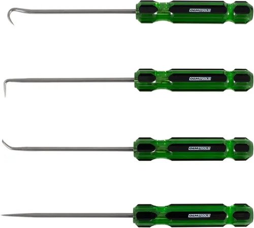Vista 9 de OEMTOOLS 26545 Juego de 6 piezas de ganchos y punzones con mango de acetato, herramienta de gancho y herramienta de punzón, juego de punzones