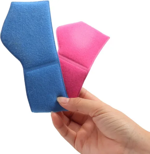 Vista 5 de Kit de almohadillas de espuma de acolchado interior para casco azul-rosa, esponja sellada, forro protector, acolchado de protección, tapete