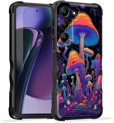 Vista 24 de Funda para Galaxy A14 5G, [Doble Capa][Protección contra Caídas de Grado Militar de 10 Pies] [Antideslizante] Funda Resistente a Prueba de Golpes