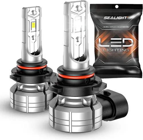 Vista 9 de SEALIGHT H3 Bombillas LED antiniebla, salida de 44000 lúmenes, 6000 K, blanco frío, bombilla LED H3, tamaño pequeño, para luces antiniebla, paquete