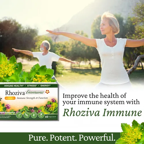 Vista 7 de Apoyo inmunológico, potenciador de energía con vitamina C, D3 y suplemento de zinc, Rhodiola Rosea, extracto de hongo reishi, astrágalo, bienestar