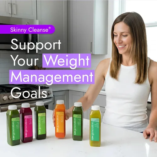 Vista 2 de Raw Generation Skinny Juice Cleanse, 3 días, 18 botellas de jugo prensadas