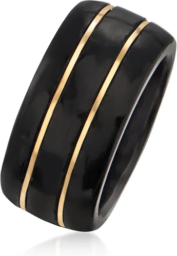 Vista 3 de Ross-Simons Anillo de piedras preciosas en oro amarillo de 14 quilates, Piedra preciosa, Lapislázuli