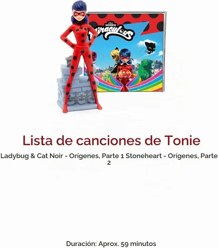 Vista 5 de Tonies Figura de juguete de audio de mariquita de Miraculous